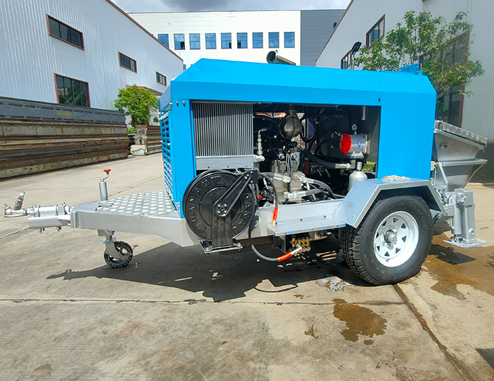 P30D Diesel shotcrete pump